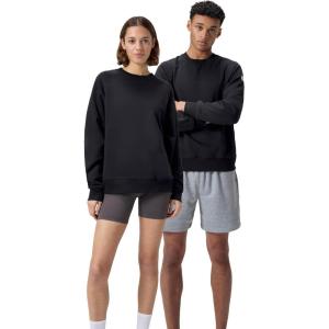 imageSpeedo UnisexAdult Sweatshirt Crew Neck Pull Over Team Warm Up2024 Team Black