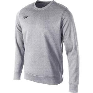 imageSpeedo UnisexAdult Sweatshirt Crew Neck Pull Over Team Warm UpMedium Heather