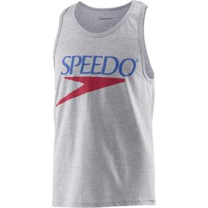 imageSpeedo UnisexAdult Tank Top Sleeveless Vintage Crew NeckMedium Heather Grey