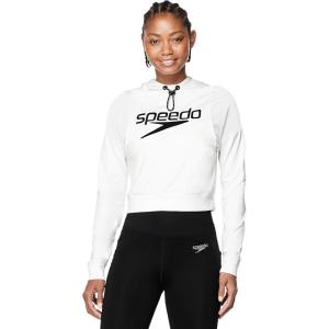 imageSpeedo Womens Sweatshirt Vintage Cropped HoodieWhite Active