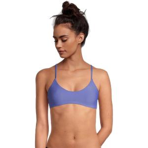 imageSpeedo Womens Swimsuit Top Bikini Endurance Tie Back DemiBaja Blue