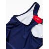 imageSpeedo Girls Printed Sport SpliceRedWhiteBlue Splice