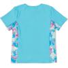 imageSpeedo Girls UV Swim Shirt Short Sleeve Printed RashguardBlue Atoll
