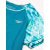 imageSpeedo Girls UV Swim Shirt Short Sleeve Printed RashguardCapri Breeze
