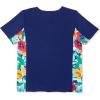 imageSpeedo Girls UV Swim Shirt Short Sleeve Printed RashguardPeacoat Splice