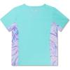 imageSpeedo Girls UV Swim Shirt Short Sleeve Printed RashguardSeaside Marble