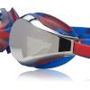 imageSpeedo Kids Swim Goggles Junior Hyper Flyer Ages 614Navy RedGrey Mirrored