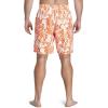 imageSpeedo Mens Swim Trunk Big and Tall RedondoOrange PopWhite