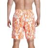 imageSpeedo Mens Swim Trunk Big and Tall RedondoOrange PopWhite