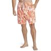 imageSpeedo Mens Swim Trunk Big and Tall RedondoOrange PopWhite