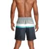 imageSpeedo Mens Swim Trunk Mid Length Redondo StripeMonument