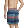 imageSpeedo Mens Swim Trunk Mid Length Redondo StripeOil Blue