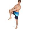 imageSpeedo Mens Swim Trunk Mid Length Redondo StripePalace Blue Block