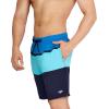imageSpeedo Mens Swim Trunk Mid Length Redondo StripePalace Blue Block