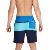 imageSpeedo Mens Swim Trunk Mid Length Redondo StripePalace Blue Block