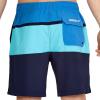 imageSpeedo Mens Swim Trunk Mid Length Redondo StripePalace Blue Block