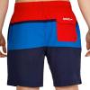 imageSpeedo Mens Swim Trunk Mid Length Redondo StripeRedPeacoat Block