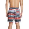 imageSpeedo Mens Swim Trunk Mid Length Redondo StripeSpeedo Black
