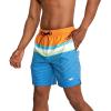 imageSpeedo Mens Swim Trunk Mid Length Redondo StripeSpicy Orange