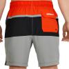 imageSpeedo Mens Swim Trunk Mid Length Redondo StripeSpicy Orange Block