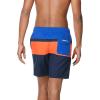 imageSpeedo Mens Swim Trunk Mid Length Redondo StripeTurkish Sea Block