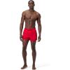 imageSpeedo Mens Swim Trunk Short Length Redondo Solid2025 High Risk Red
