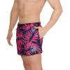 imageSpeedo Mens Swim Trunk Short Length Redondo StripedPalm Sugar Plum
