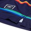imageSpeedo Mens Swim Trunk Short Length Redondo StripedQuad Peacoat