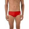 imageSpeedo Mens Swimsuit Brief Powerflex Eco Solid AdultTrue Red