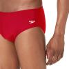 imageSpeedo Mens Swimsuit Brief Powerflex Eco Solid AdultTrue Red