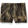 imageSpeedo Mens Swimsuit Square Leg PrintedBlackGold