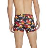 imageSpeedo Mens Swimsuit Square Leg PrintedBlackRed
