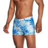imageSpeedo Mens Swimsuit Square Leg PrintedTides WhiteBlue