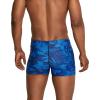 imageSpeedo Mens Swimsuit Square Leg PrintedTropical Palace Blue