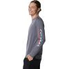 imageSpeedo Mens Uv Swim Shirt Graphic Long Sleeve TeeBlock Peacoat Eco