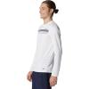 imageSpeedo Mens Uv Swim Shirt Graphic Long Sleeve TeeLanes Bright White