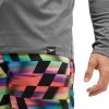 imageSpeedo Mens Uv Swim Shirt Graphic Long Sleeve TeeStacked Logo Anthracite