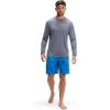 imageSpeedo Mens Uv Swim Shirt Graphic Long Sleeve TeeWave Peacoat
