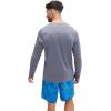 imageSpeedo Mens Uv Swim Shirt Graphic Long Sleeve TeeWave Peacoat