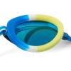 imageSpeedo UnisexChild Swim Goggles Vanquisher 20 JuniorMirrored Blue LimeCobaltBlue