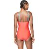 imageSpeedo Womens Swimsuit One Piece Adjustable Square Neck Contemporary CutBittersweet
