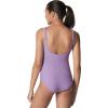 imageSpeedo Womens Swimsuit One Piece Adjustable Square Neck Contemporary CutRib Fairy Wren