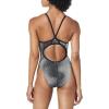 imageSpeedo Womens Swimsuit One Piece PowerFlex Flyback Printed Adult Team ColorsHydro Speedo Black