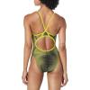 imageSpeedo Womens Swimsuit One Piece PowerFlex Flyback Printed Adult Team ColorsHydro Speedo Yellow