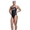 imageSpeedo Womens Swimsuit One Piece PowerFlex Flyback Printed Adult Team ColorsRainbow Brights