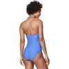 imageSpeedo Womens Swimsuit One Piece VNeck Halter Contemporary CutRoyal Blue
