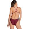 imageSpeedo Womens Swimsuit Piece Endurance The One Solid Team ColorsEdge BlackMaroon