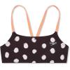 imageSpeedo Womens Swimsuit Top Bikini Endurance Strappy Back DemiSpeedo Black Dot