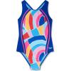 imageSpeedo Girls Printed Sport SpliceAzure Allure Splice