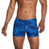 imageSpeedo Mens Swimsuit Square Leg PrintedTropical Palace Blue